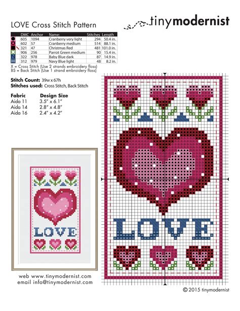 Grab your favorite free cross stitch patterns online here and be sure to share your finished project with us! FREE Cross Stitch Patterns - Tiny Modernist Cross Stitch