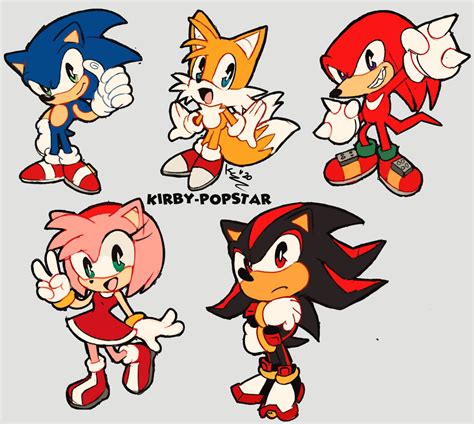Sonic Chibis By Kirby Popstar On Deviantart