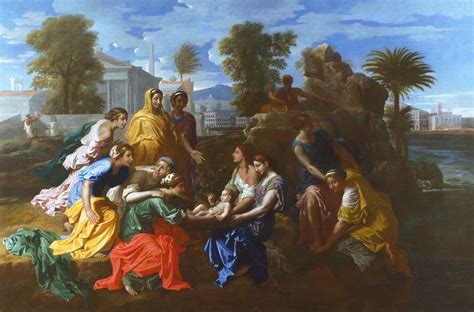Nicolas Poussin The Finding Of Moses Giclee Painting Giclee Print