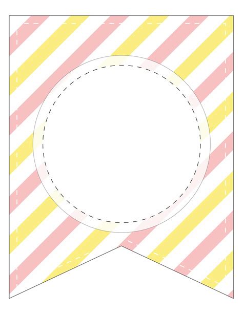 Free Printable Blank Pattern Banner Letters World Of Printables