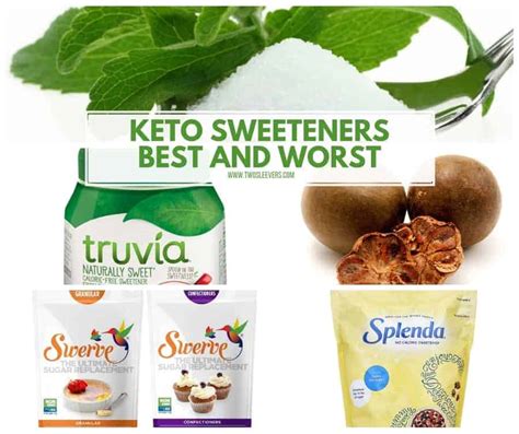 Keto Sweeteners The Best And Worst Options Let Me Help You Decide