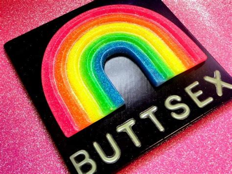 Butt Sex Rainbow Wall Hanging Resin Glitter And By Thefunkyjunky