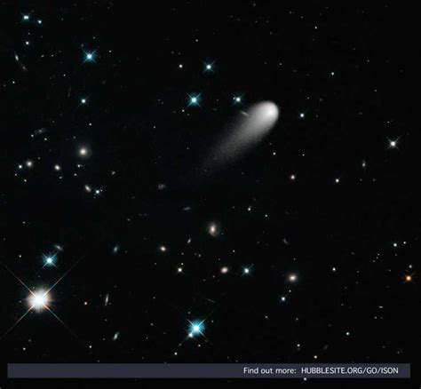 Sungrazer Comet Ison Captured By Hubble Telescope Photo As