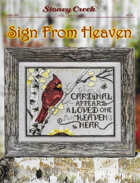 Free cross stitch patterns that everyone can download and enjoy, hassle free. Counted Cross Stitch Pattern, Sign From Heaven, Cardinal ...
