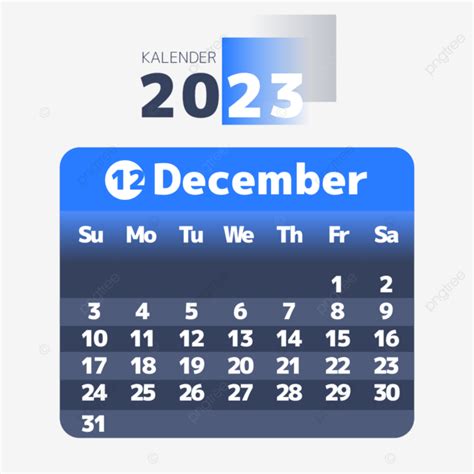 Calendário 2023 Calendário De Mesa Calendário De Dezembro Png