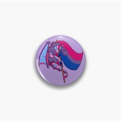 Bisexual Pride Flag Dragon 3rd Edition Pin For Sale By Kmp0511 Redbubble
