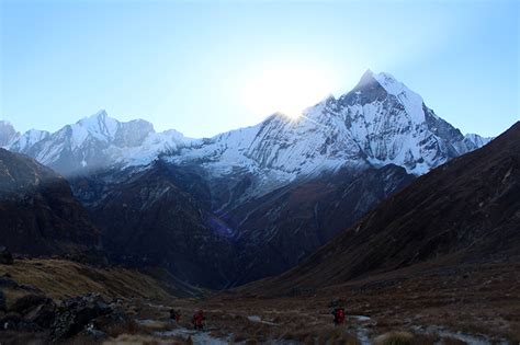 Annapurna Base Camp Trekking Wanderung Zum Berg Annapurna