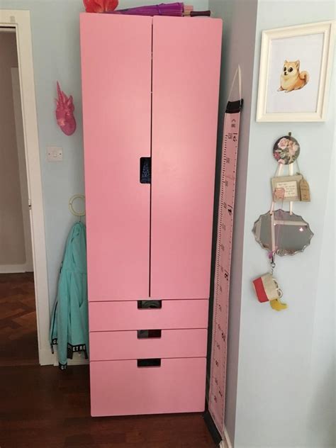 Ikea Single Wardrobe With Pink Doors In Bearsden Glasgow Gumtree
