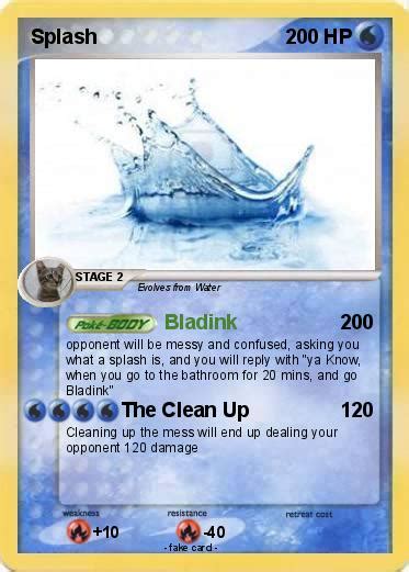 Pokémon Splash 135 135 Bladink My Pokemon Card