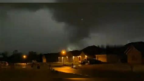 Tornado Caught On Camera In Cabot Arkansas