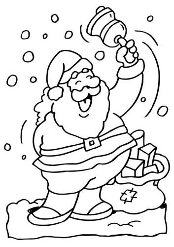 santa and xmas eve free coloring pages Coloring pages santa christmas merry kids colouring