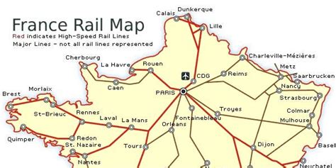 Printable Europe Rail Map