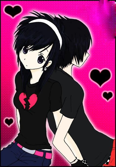 Emo Anime Love Emo Goth Punk And Cybergoth Pinterest Emo