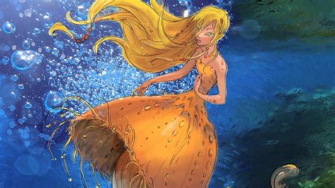 A deep voice interrupts them. disney books concept art mermaid deep blue jennifer ...