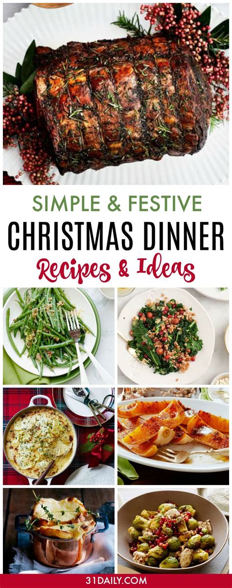 Here's my question.please give me some ideas on this years thanksgiving that's totally away from the norm.no turkey please.lol. Simple and Festive Christmas Dinner Recipes | Traditional ...