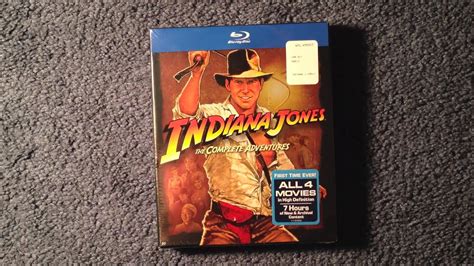 Unboxing Indiana Jones The Complete Adventures Blu Ray Youtube