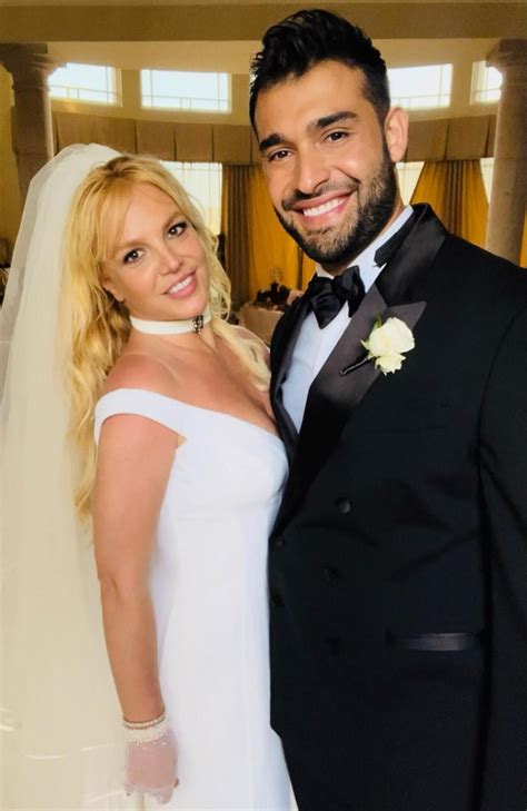 Britney Spears And Sam Asghari Share More Photos From Their Fairytale