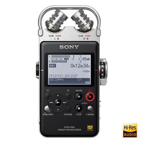 Sony Pcm D100 Linear Pcm Portable Recorder Sound Network