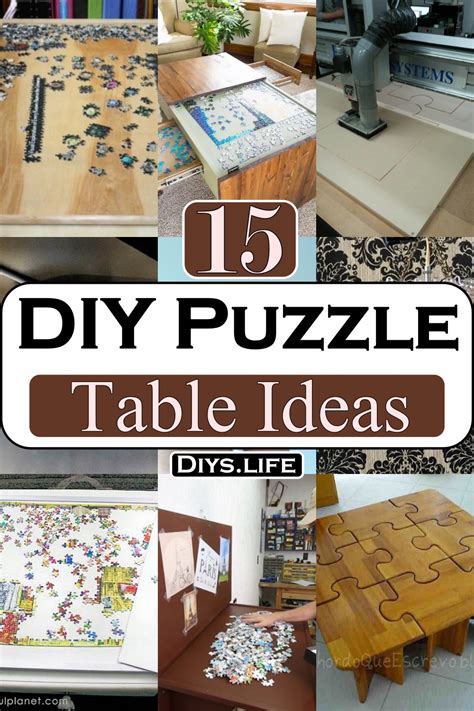 15 Diy Puzzle Table Plans For Kids Room Diys
