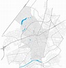 Zehlendorf, Berlin, Deutschland High Detail Vector Map Stock Vector ...