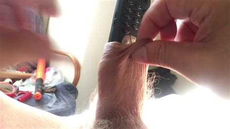 sunday foreskin stretching with mobile phone gay porn 1f xhamster