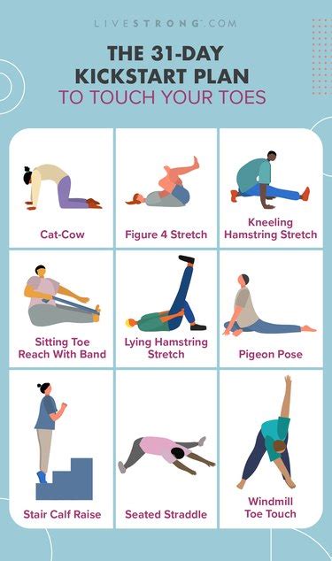 How To Touch Your Toes 9 Stretches To Do Every Day For A Month Livestrong