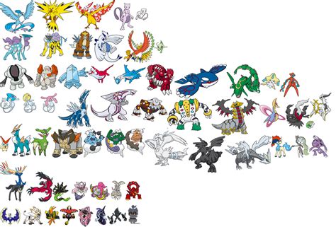 All Legendary Pokemon Minus Ubs And Forms By Red Plague Doctor On