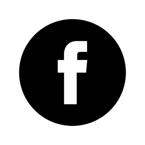 All of the templates on pngtree are easy to edit. Facebook Black Amp; White Icon | Logo facebook, Facebook ...