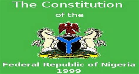 Nigeria On Amending The Constitution Constitutionnet