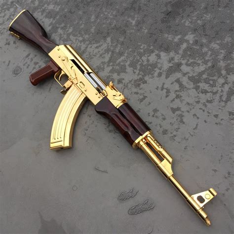 Gold Plated Ak 47 Cs 拳銃