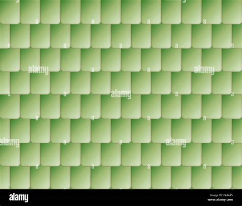 Seamless Green Color Roof Tiles Stock Photo Alamy