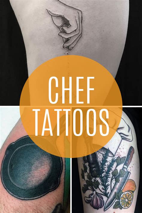57 Mouth Watering Chef Tattoos Designs Tattoo Glee