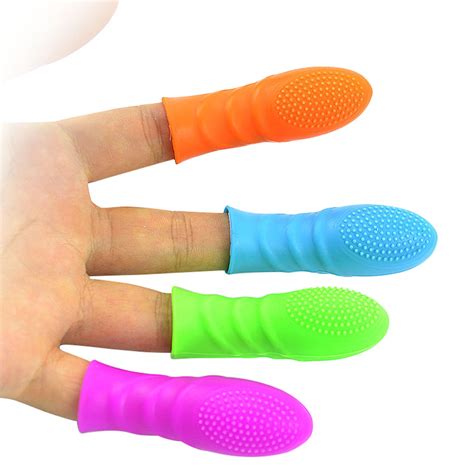 135pcs Fingers Condom Dotted Sleeve Handjob G Spot Silicone Pleasure