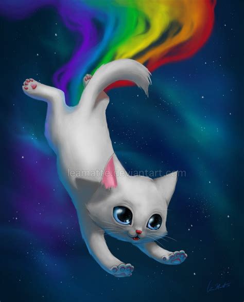 Nyan Cat By Leamatte On Deviantart Nyan Cat Cat Art Cat Art