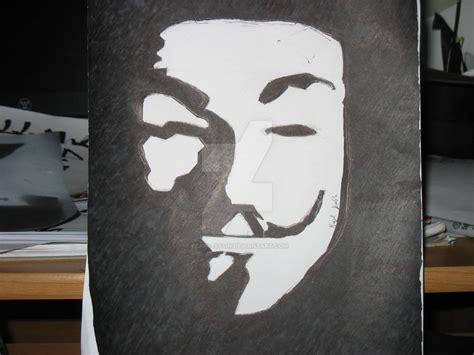 V For Vendetta Drawing By Fearlesssin On Deviantart