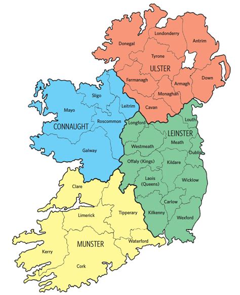 map of 32 counties of ireland blinni shirleen