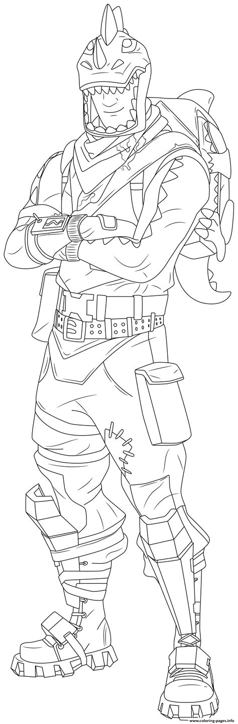 View Fortnite Coloring Pages Renegade Raider Home