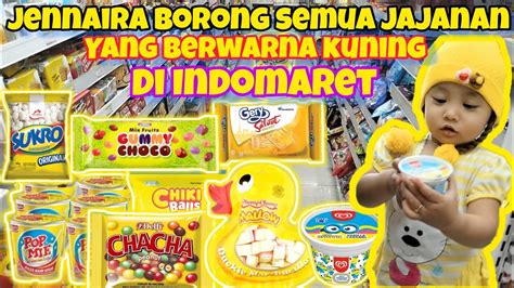 Jennaira Borong Semua Jajanan Yang Berwarna Kuning Di Indomaret Ada Ice Cream Dan Yupi
