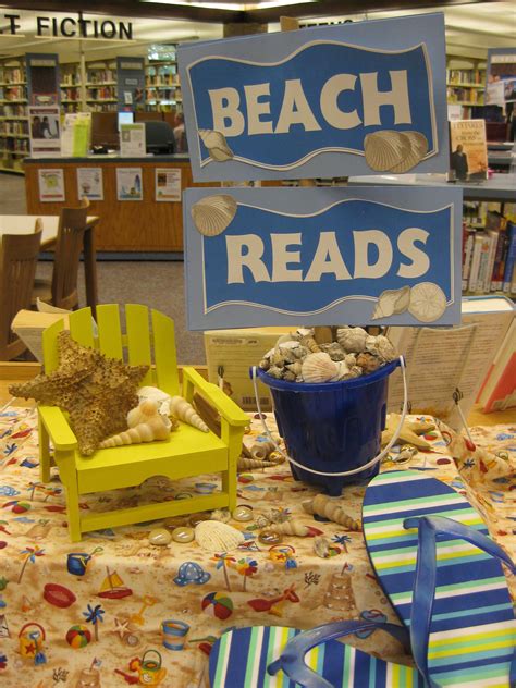 Librarydisplayideas Beach Reads Library Book Displays School