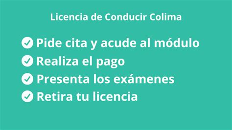 ️ 【sacar Cita Licencia De Conducir En Colima 2023】 ️
