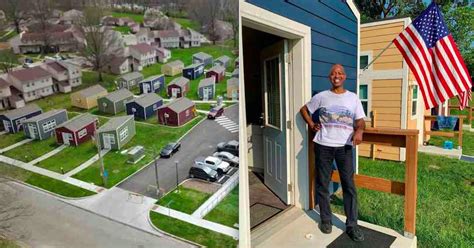 Non Profit Organisation Builds Village Of Tiny Homes So That Homeless Veterans Have A Safe Place