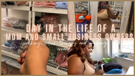 Day In The Life Of Mom And Small Business Owner Packing Orders Therapy