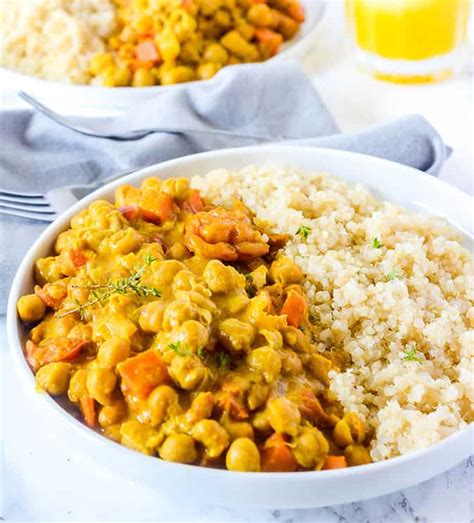 Vegan Chickpea Curry Recipe Healthier Steps