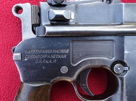 Pistole Mauser C96712 Sběratelské Zbraně