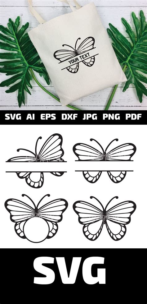 78 Butterfly Svg With Name SVG PNG EPS DXF File