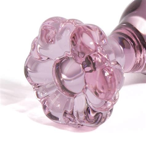 Icicles No 48 Medium Glass Flower Butt Plug 3 Inch Lovehoney Au