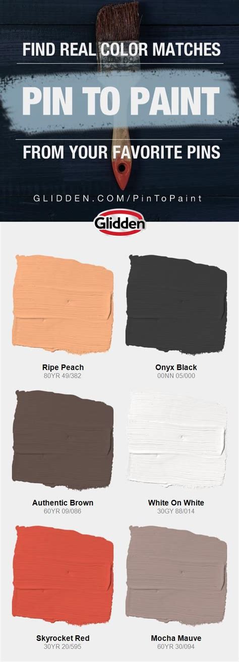 Try It Pin To Paint Matching Paint Colors Glidden Color House