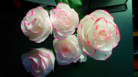 How To Make Toilet Paper Rose Flower With Wrapping Method Diy Toilet