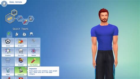 Mod The Sims New Trait Impassive By Zerbu • Sims 4 Downloads