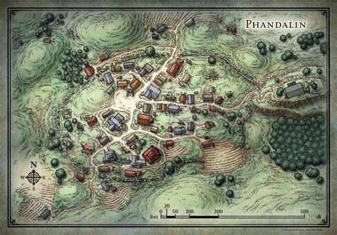 In Progress Update Of Phandalin Map From 5e Starter Set Thoughts